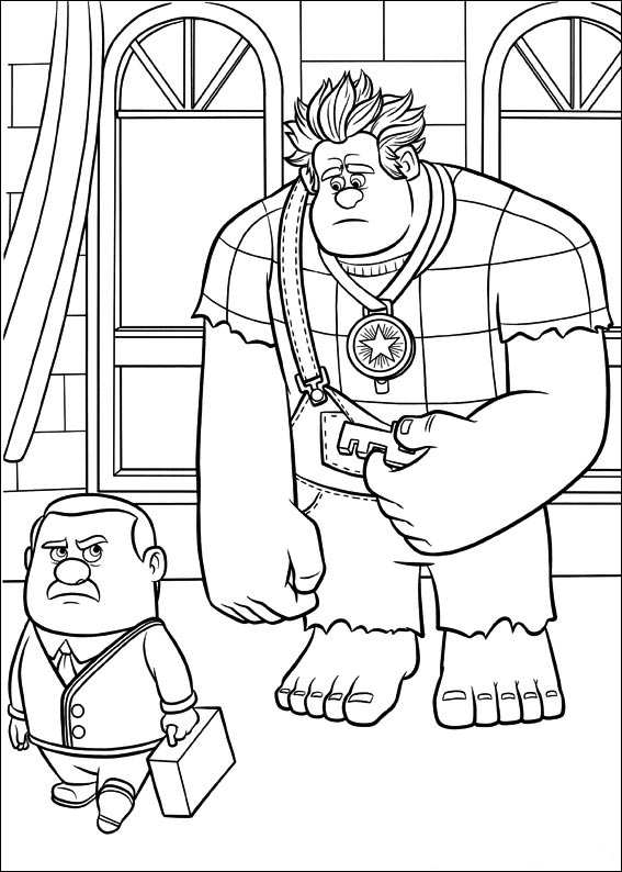 Kids-n-fun.com | 40 coloring pages of Wreck it Ralph